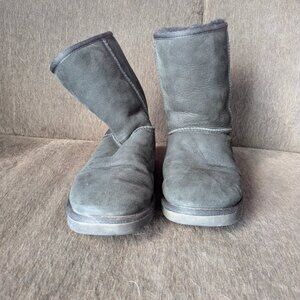 Ugg Classic Black Winter Boots size 8
